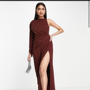 Asos tall asymmetric dress